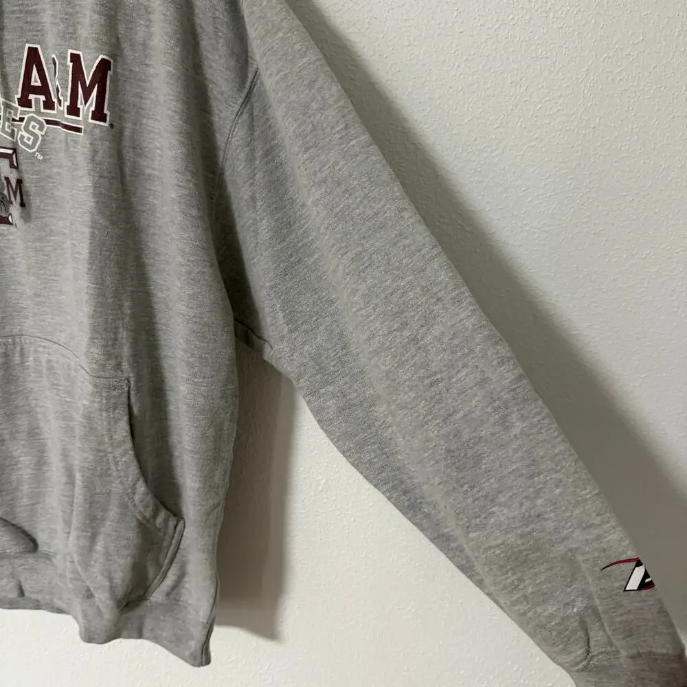 Pro Player Texas A&M Aggies Men's Gray Pullover Hoodie Size 2XL